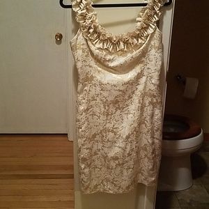 London Times Ruffled Edged Dress